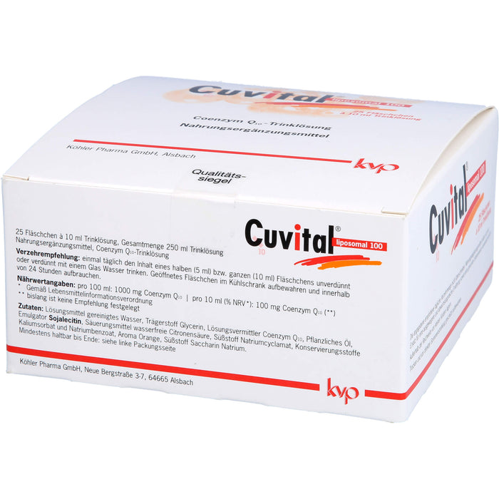 Cuvital liposomal 100 Trinklösung, 25 St. Trinkfläschchen