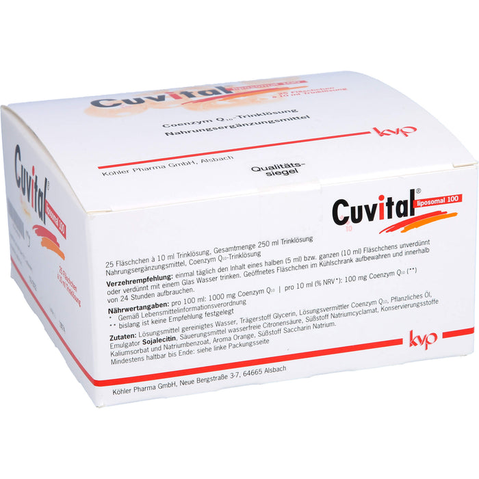 Cuvital liposomal 100 Trinklösung, 25 St. Trinkfläschchen
