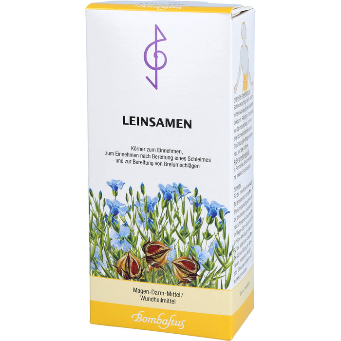 Bombastus Leinsamen Magen-Darm-Mittel und Wundheilmittel, 350 g Samen