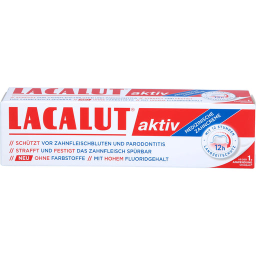 LACALUT aktiv Zahncreme, 100 ml Zahncreme