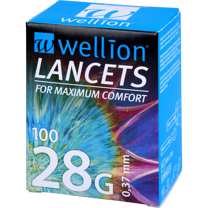 WELLION 28G Lancets, 100 St LAN