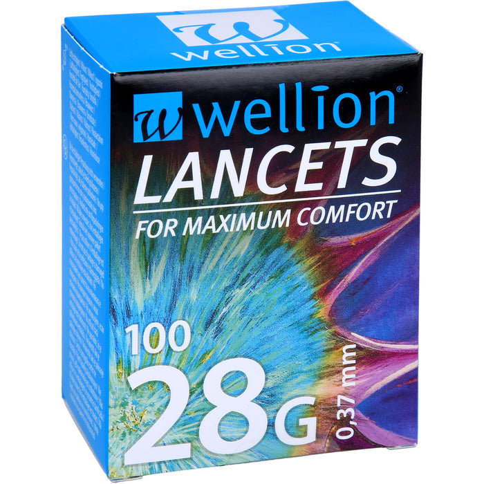 WELLION 28G Lancets, 100 St LAN