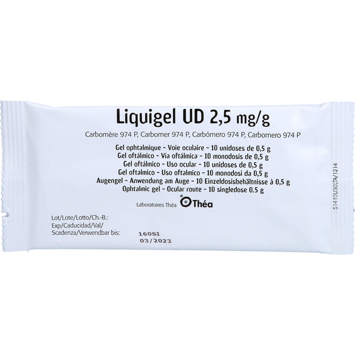 Liquigel UD 2,5 mg/g Augengel, 30 St. Einzeldosispipetten