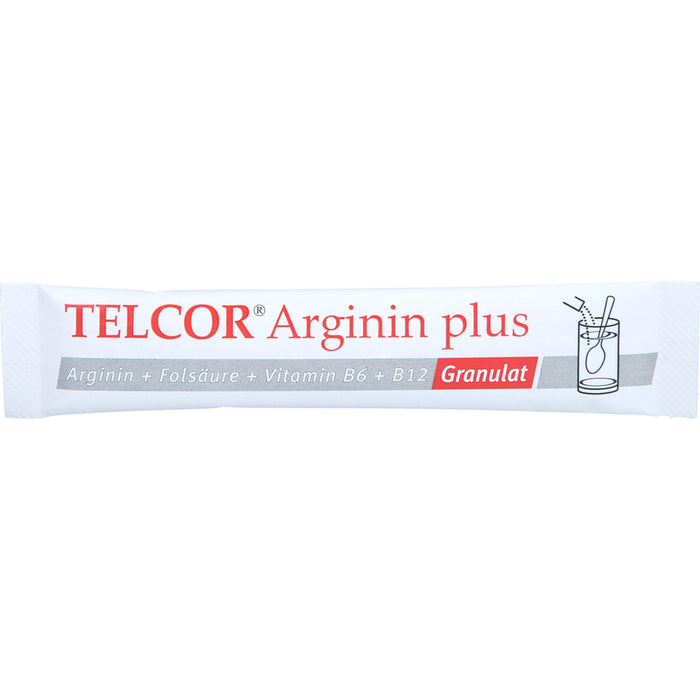 TELCOR Arginin plus Pulver für Lebenskraft und Vitalität bis ins hohe Alter, 30 St. Beutel