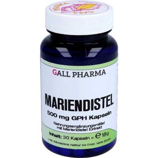 GALL PHARMA Mariendistel 500 mg GPH Kapseln, 30 St. Kapseln