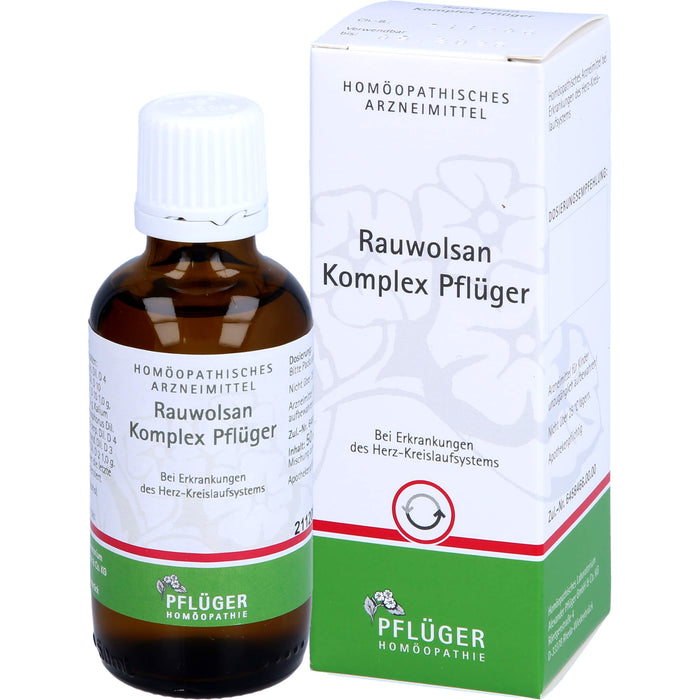 Pflüger Rauwolsan Komplex Tropfen bei Erkrankungen des Herz-Kreislaufsystems, 50 ml Lösung