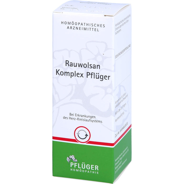 Pflüger Rauwolsan Komplex Tropfen bei Erkrankungen des Herz-Kreislaufsystems, 50 ml Lösung