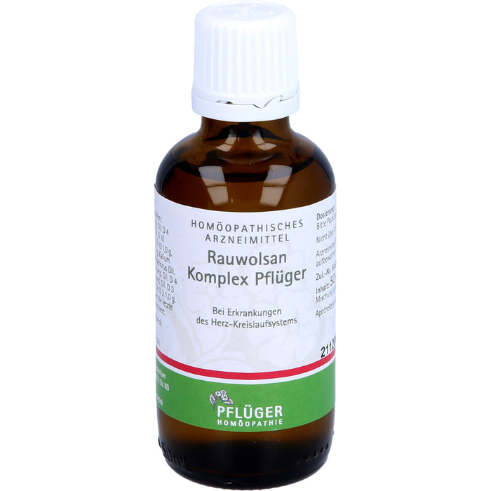 Pflüger Rauwolsan Komplex Tropfen bei Erkrankungen des Herz-Kreislaufsystems, 50 ml Lösung