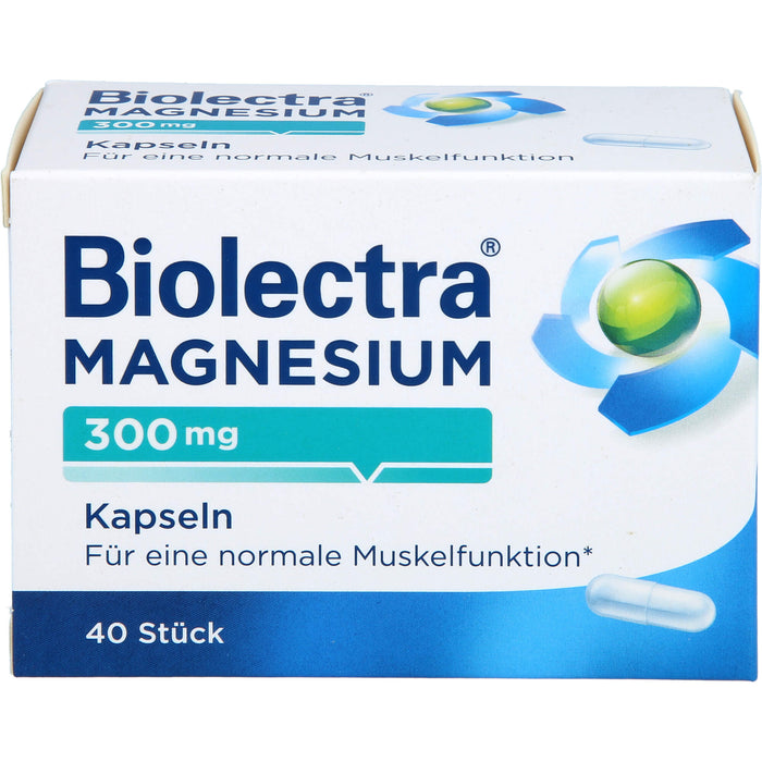 Biolectra Magnesium 300 mg Kapseln, 40 pcs. Capsules