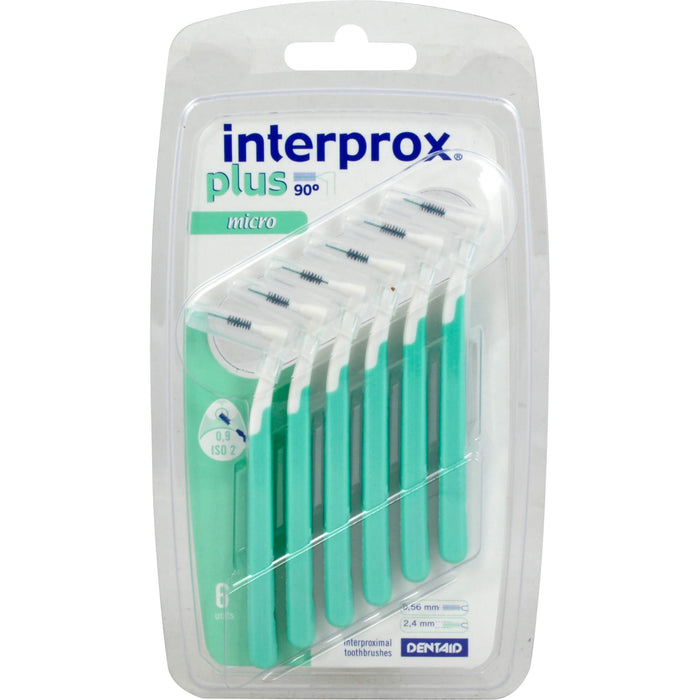 interprox plus micro grün Interdentalbürste, 6 St ZBU