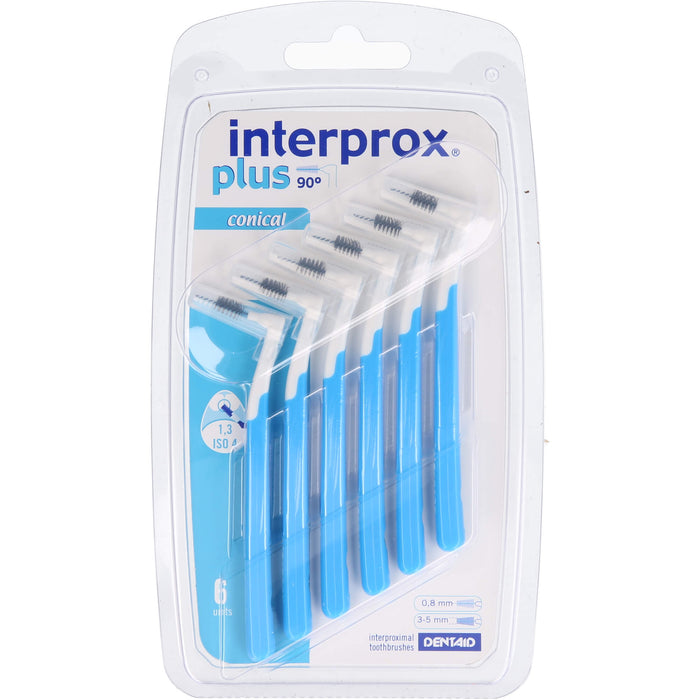 interprox plus conical Zahnzwischenraumbürstchen, 6 St. Interdentalbürsten