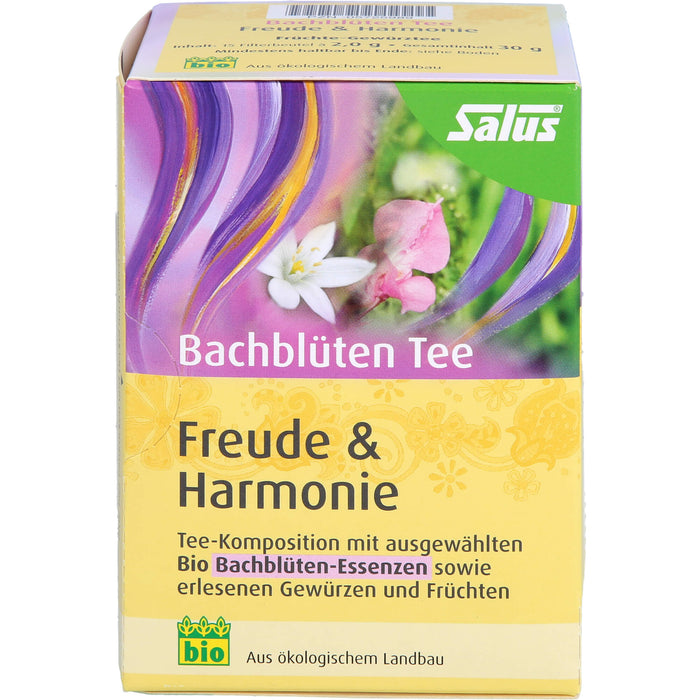 Salus Bachblüten Tee Freude & Harmonie bio, 15 St. Filterbeutel