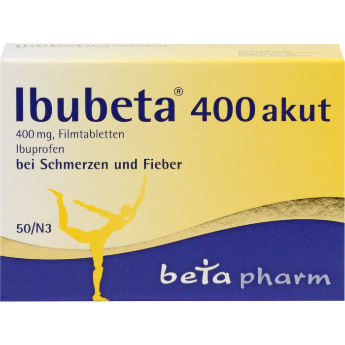 Ibubeta 400 akut Tabletten, 50 St. Tabletten