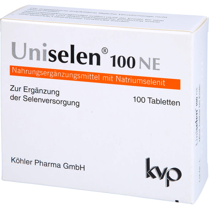 Uniselen 100 NE, 100 St. Tabletten