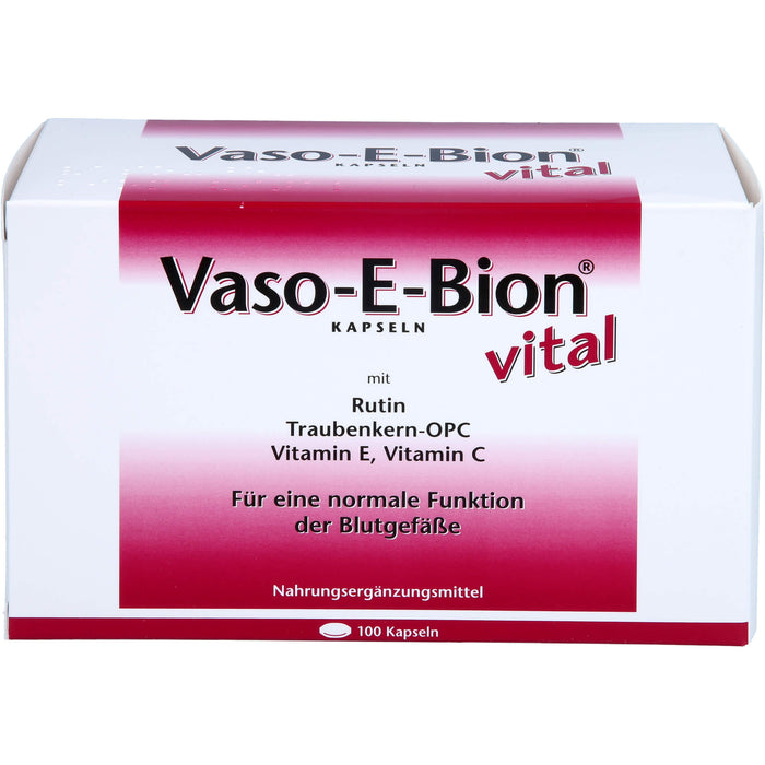 Vaso-E-Bion vital Kapseln, 100 St. Kapseln