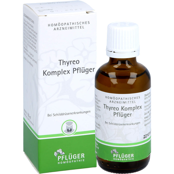 Pflüger Thyreo Komplex Tropfen bei Schilddrüsenerkrankungen, 50 ml Lösung