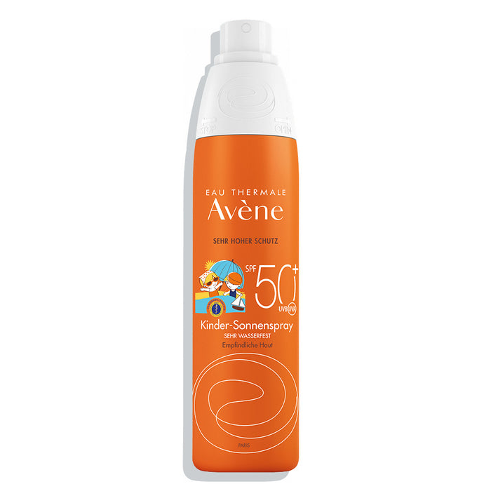 Avène Kinder-Sonnenspray SPF 50+ Spray für empfindliche Haut, 200 ml Lösung