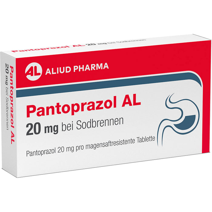 Pantoprazol AL 20 mg Tabletten bei Sodbrennen, 7 St. Tabletten