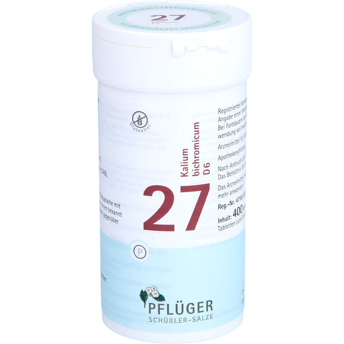 Pflüger Biochemie Nr.27 Kalium bichromicum D6 Tabletten, 400 St. Tabletten