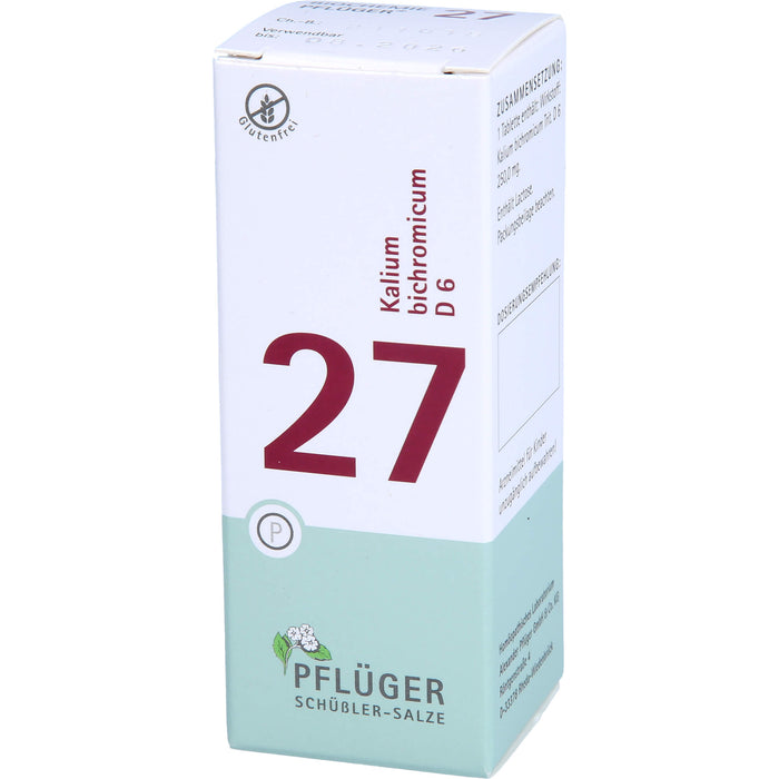 Pflüger Biochemie Nr.27 Kalium bichromicum D6 Tabletten, 100 St. Tabletten