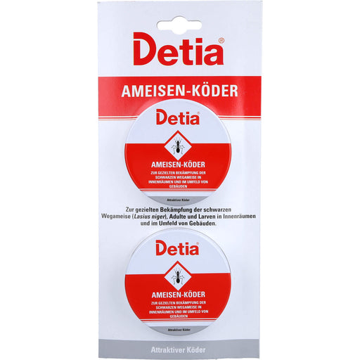 Detia Ameisenköder zur gezielten Bekämpfung der schwarzen Wegameise, 2 St. Dosette