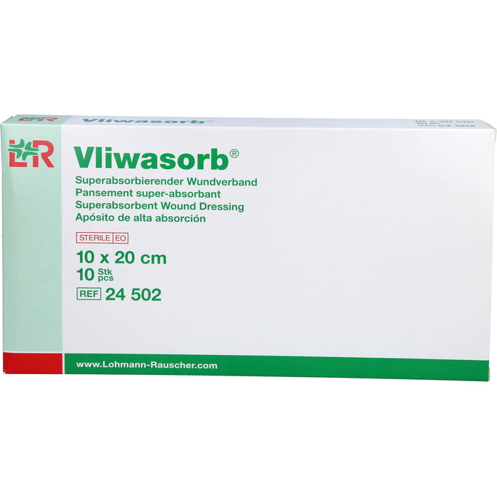 Vliwasorb Superabsorbierender Wundverband, 10 St VER
