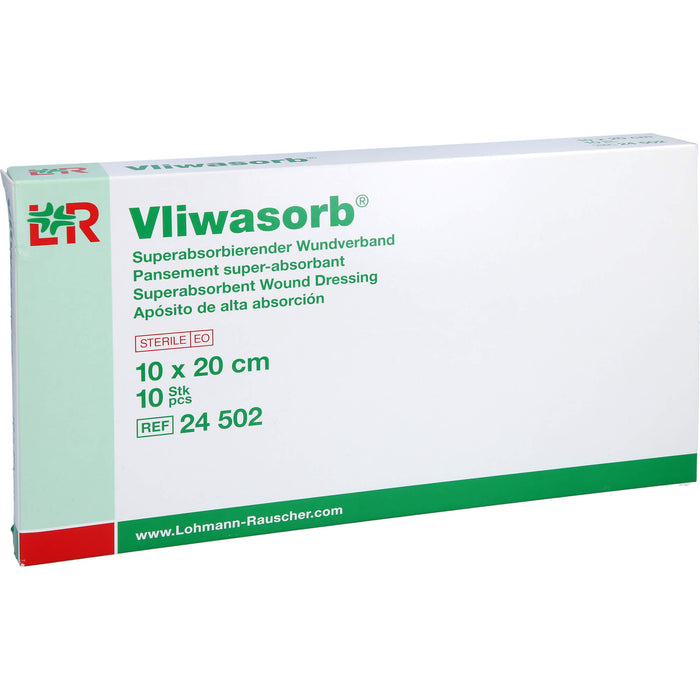 Vliwasorb Superabsorbierender Wundverband, 10 St VER