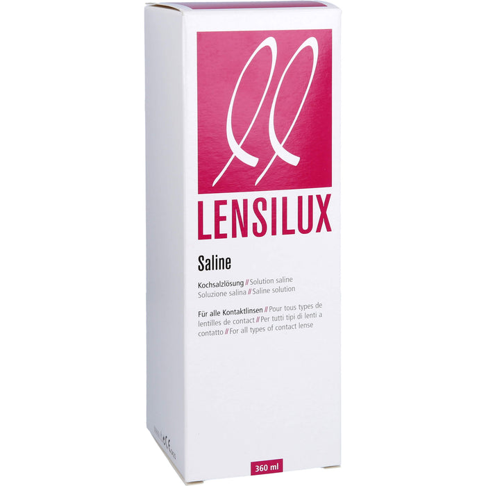 Lensilux Saline Kochsa Lsg, 360 ml LOE
