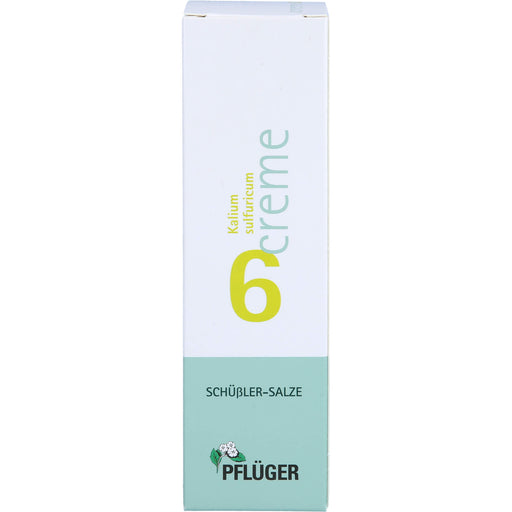 Pflüger Biochemie Nr.6 Kalium sulfuricum Creme, 75 g Creme