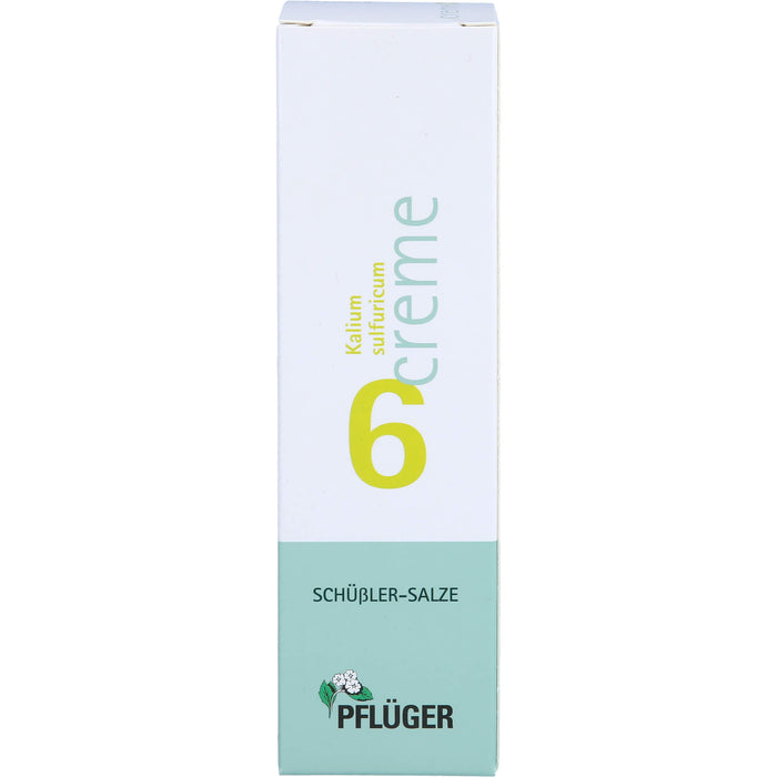 Pflüger Biochemie Nr.6 Kalium sulfuricum Creme, 75 g Creme