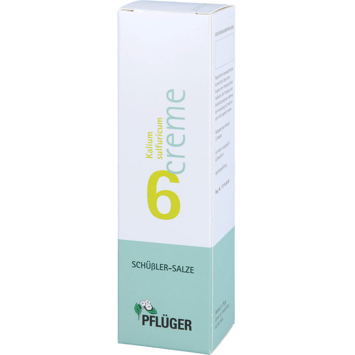 Pflüger Biochemie Nr.6 Kalium sulfuricum Creme, 75 g Creme