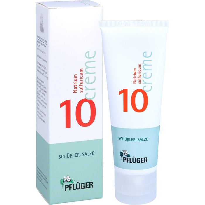 Pflüger Biochemie Nr.10 Natrium sulfuricum Creme, 75 g Creme
