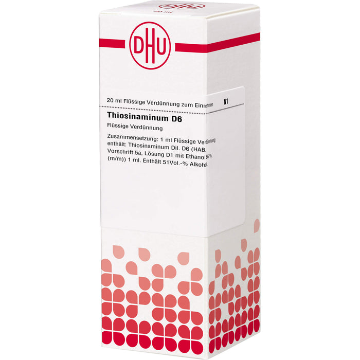DHU Thiosinaminum D6 flüssige Verdünnung, 20 ml Lösung