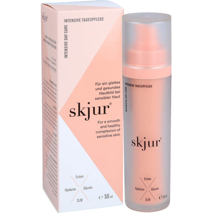 Skjur Intensive Tagespflege für ein glattes und gesundes Hautbild bei sensibler Haut, 50 ml Creme