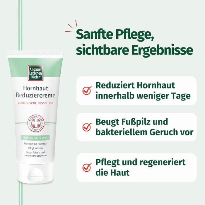 Allgäuer Latschenkiefer Hornhaut Reduziercreme Cremig, 100 ml Creme