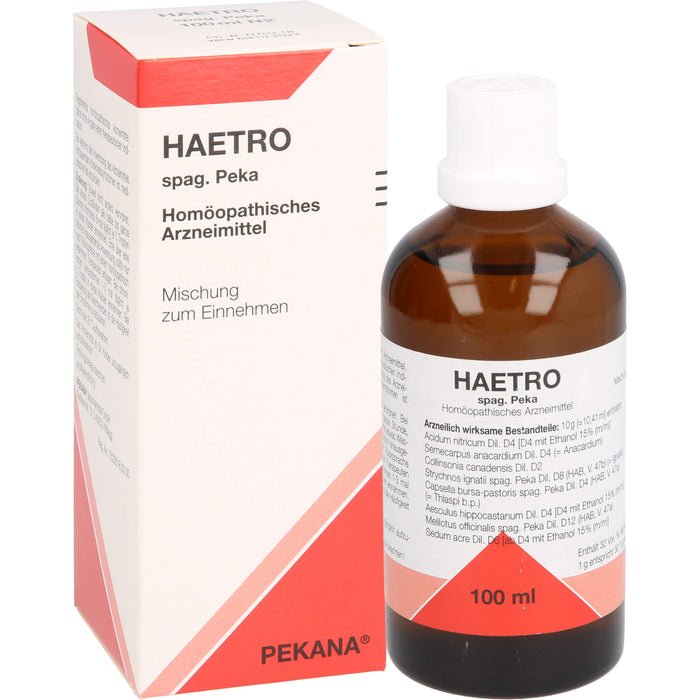 Haetro spag. Peka Tropf., 100 ml TRO