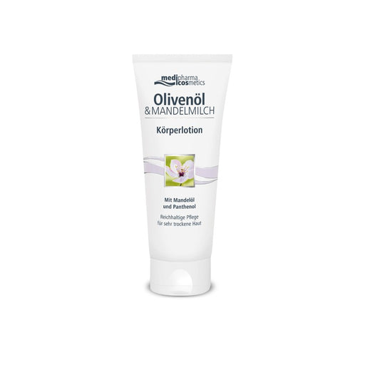 Medipharma Cosmetics Olivenöl & Mandelmilch Körperlotion für sehr trockene Haut, 200 ml Lotion