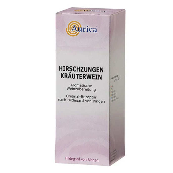 Aurica Hirschzungen Kräuterwein Weingetränk Hildegard von Bingen, 500 ml Lösung