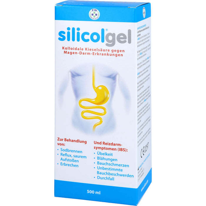 Silicol Gel kolloidale Kieselsäure gegen Magen-Darm-Erkrankungen, 500 ml Gel