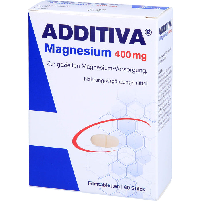 ADDITIVA Magnesium 400 mg Filmtabletten, 60 St. Tabletten