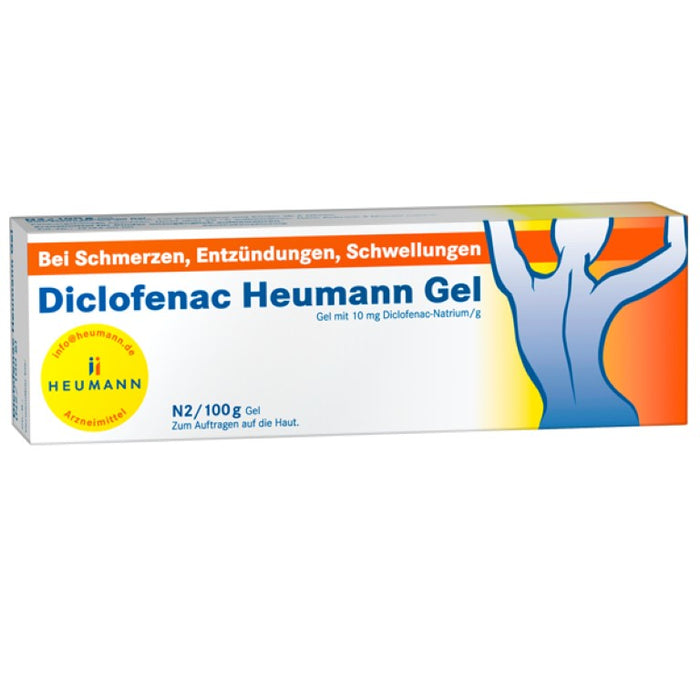 Heumann Diclofenac Gel bei Schmerzen, Entzündungen und Schwellungen, 100 g Gel