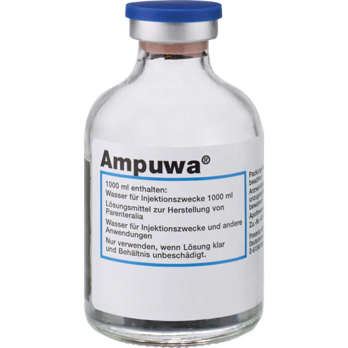 Ampuwa®, Lösungsmittel zur Herstellung von Parenteralia Glasinjektionsflasche, 100 ml (50 ml Inhalt), 20X50 ml IIL