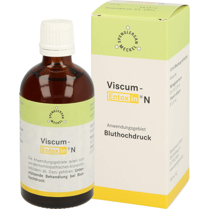 Viscum-Entoxin N Lösung bei Bluthochdruck, 100 ml Lösung