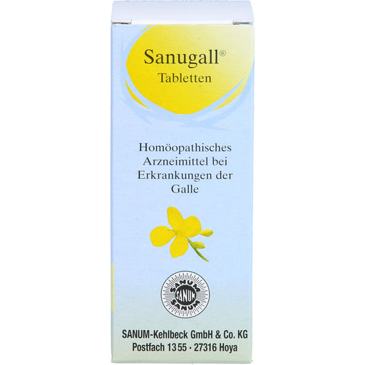 Sanugall Tabletten bei Erkrankungen der Galle, 80 St. Tabletten