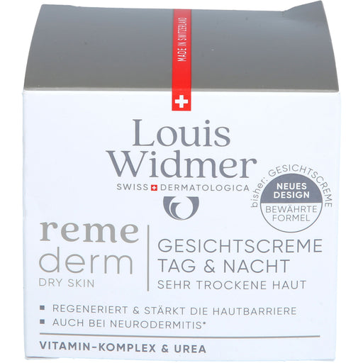Louis Widmer remederm Gesichtscreme Tag und Nacht für sehr trockene Haut, 50 ml Creme