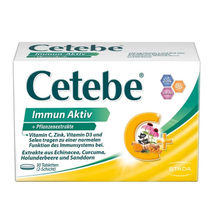 Cetebe Immun Aktiv Tabletten für eine normale Funktion des Immunsystems, 30 St. Tabletten
