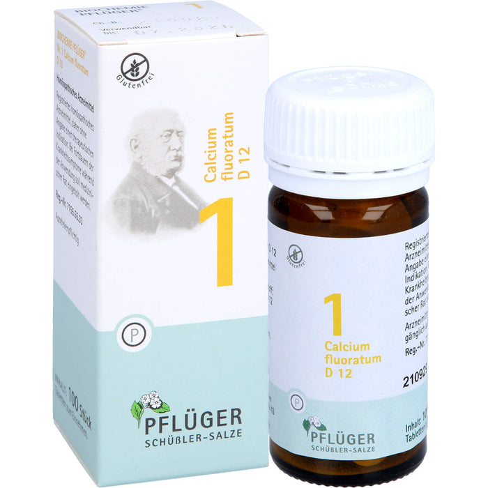Pflüger Biochemie Nr.1 Calcium fluoratum D12 Tabletten, 100 St. Tabletten