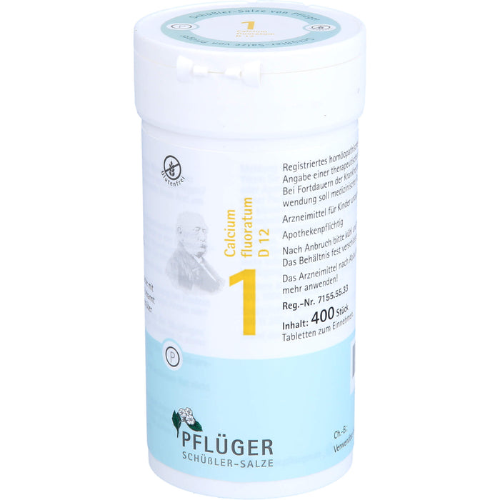 Pflüger Biochemie Nr.1 Calcium fluoratum D12 Tabletten, 400 St. Tabletten