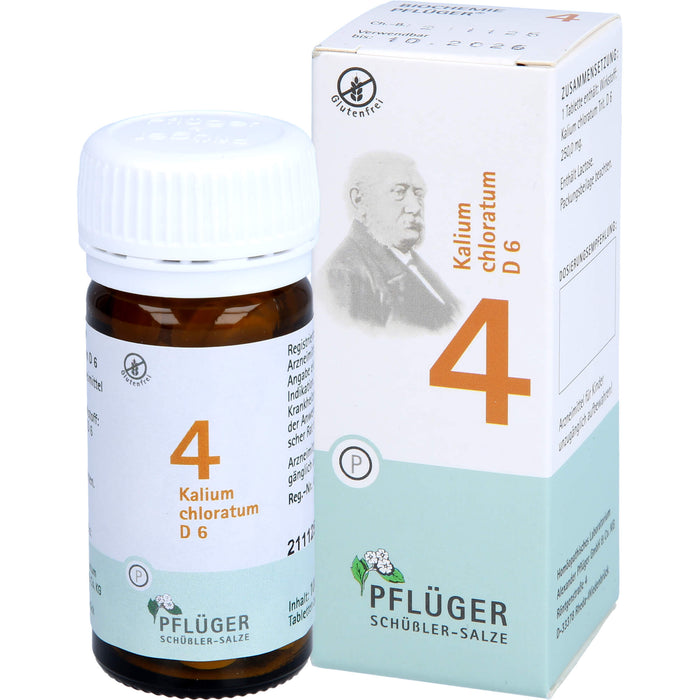 Pflüger Biochemie Nr.4 Kalium chloratum Tabletten, 100 St. Tabletten