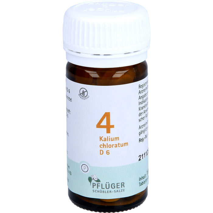 PFLÜGER Biochemie Nr.4 Kalium chloratum D6 Tabletten, 100 St. Tabletten